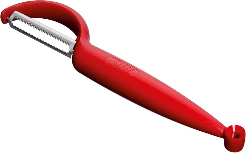 Silit Pelaro Vegetable Peeler 21 cm Red Tomato/Vegetable Peeler Stainless Steel Dishwasher Safe
