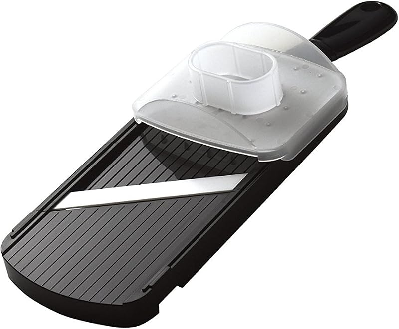 KYOCERA - CSN202BK - Adjustable black mandoline with finger guard and premium ceramic blade - ultra sharp and