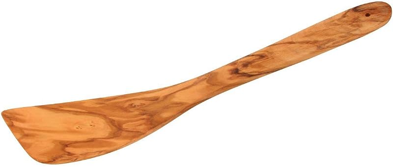 Fackelmann Spatula, Spatula, Olive Wood, Spatula, Eco-Friendly, 32 x 8 x 2 cm, Natural/Brown