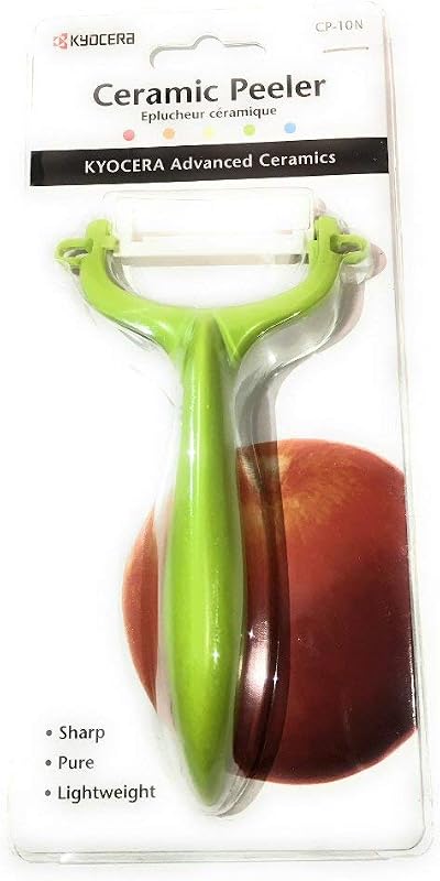 KYOCERA - CP10NGR - Green razor peeler with ultra-sharp ceramic blade - healthy material that will not rust or