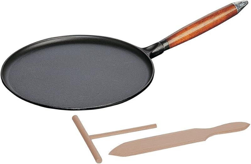 STAUB Cast Iron Frying Pan, Cast Iron, Matt Black, 28 cm