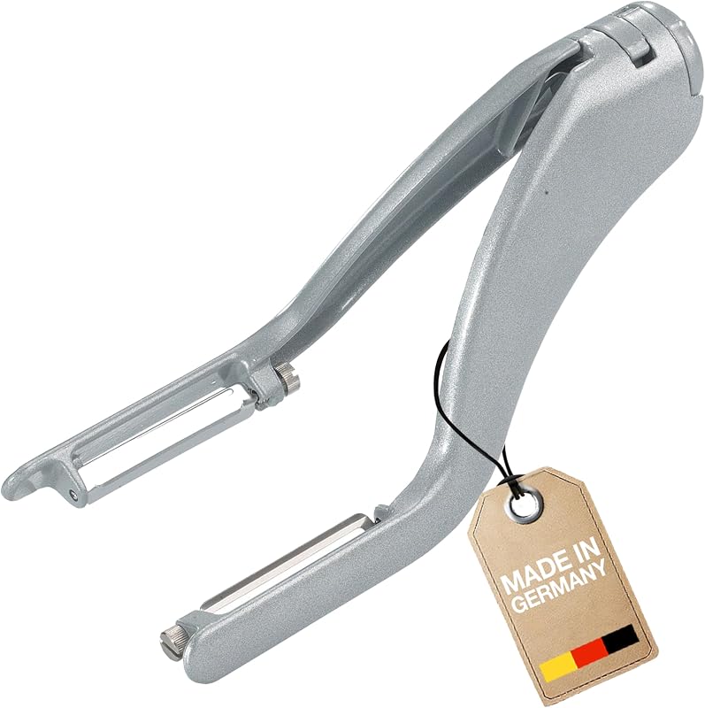 Westmark Double Vegetable Peeler, Asparagus Peeler, Stainless Steel Blades, Peel-Star, Aluminium, Food Safety