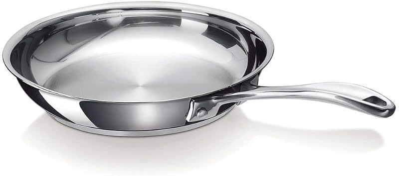 Beka Chef Stainless Steel Frying Pan 18/10 cm 20 cm Suitable for All Heat Sources Induction