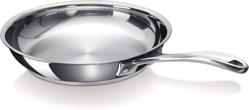 Beka Chef Frying Pan Stainless Steel 18/10 26 cm Suitable for All Heat Sources Induction