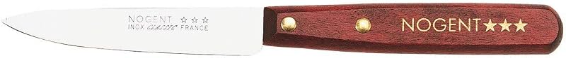 Nogent 3 Etoiles 02000B Classic Smooth Office Knife Wood, Cherry, Brown