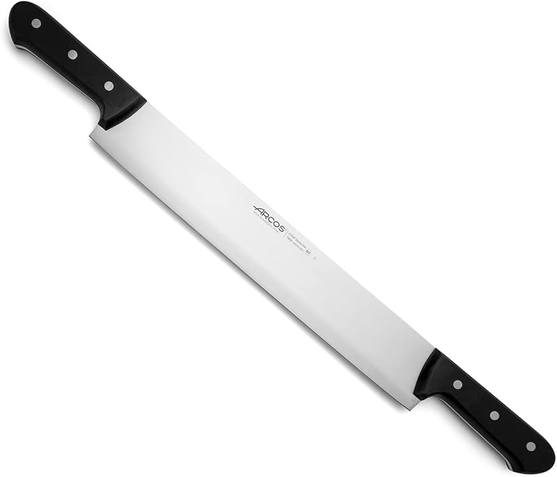 Arcos Cheese Knife in Nitrum Stainless Steel Blade 400 mm 1150 g Ergonomic Handle POM Universal Series Black