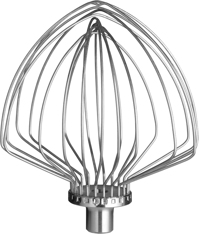 KitchenAid 11-Wire Whisk for Large Collapsible Bowl Robots, Stainless Steel, Elliptical Design, Dishwasher, Co
