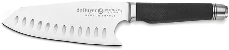De Buyer - Asian Chef Knife FK2 Stainless Steel - Length 15 cm -, Black