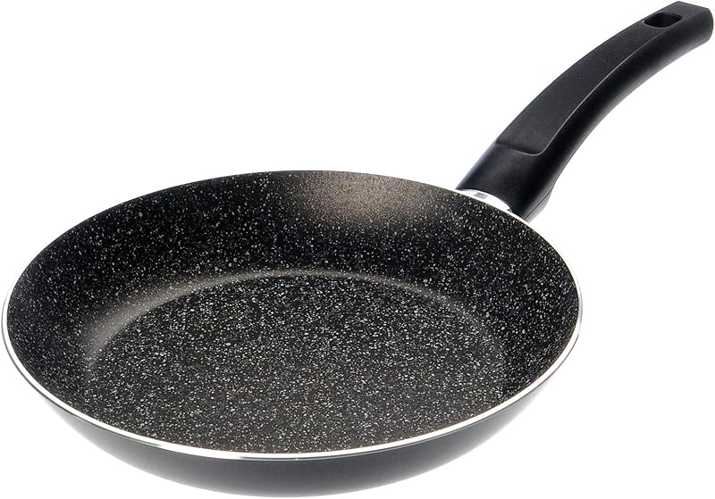 Alluflon Tradizione Italia Frying Pan with Stone Surface, Non-Stick and Scratch-Resistant Coating, Dishwasher