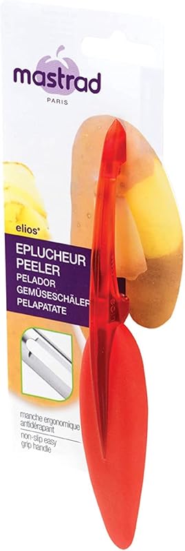 Mastrad F20015 Fruit and Vegetable Peelers – Simple Use – Elios Range – Double Edge – Stainless Steel Blade – 