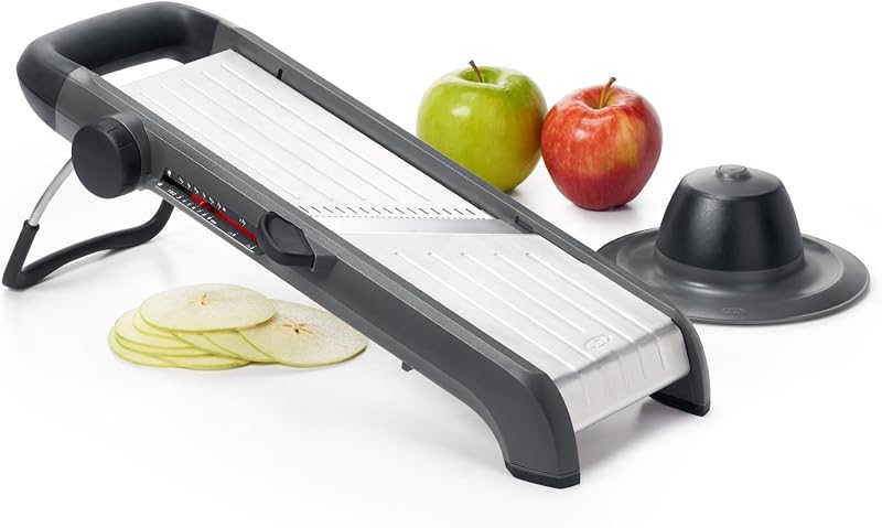 OXO Good Grips Professional Chef Mandoline Slicer Stainless Steel Adjustable Slice Thickness - Grey | Function