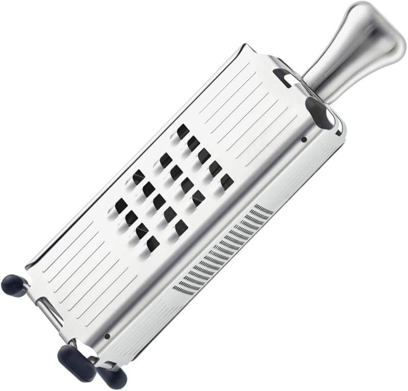 RÖSLE Multifunctional Grater - Kitchen Utensil 18/10 Stainless Steel - Universal 3 Sided Mandolin - Protective