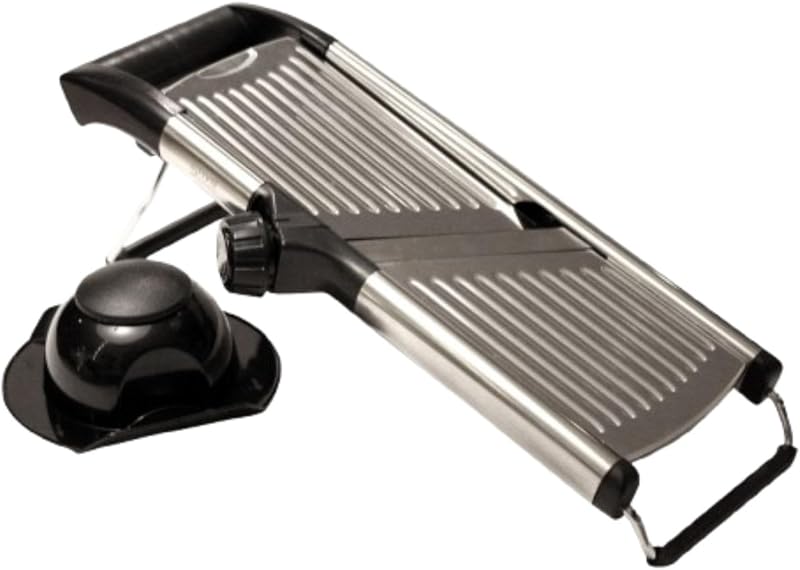 Baumalu, ChefPro Multi-Function Mandolin Mandolin - 3 Different Blades, Size 40 x 17 x 8 cm, Durable Plastic,