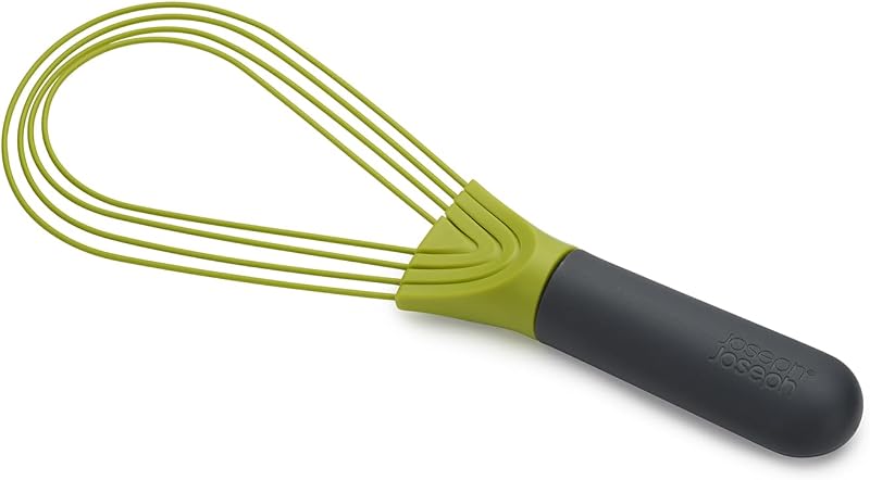 Joseph Joseph Twist Whisk- 2 in 1 - Flat Whisk and Balloon Whisk - Suitable for Non-Stick Cookware, Silicone,