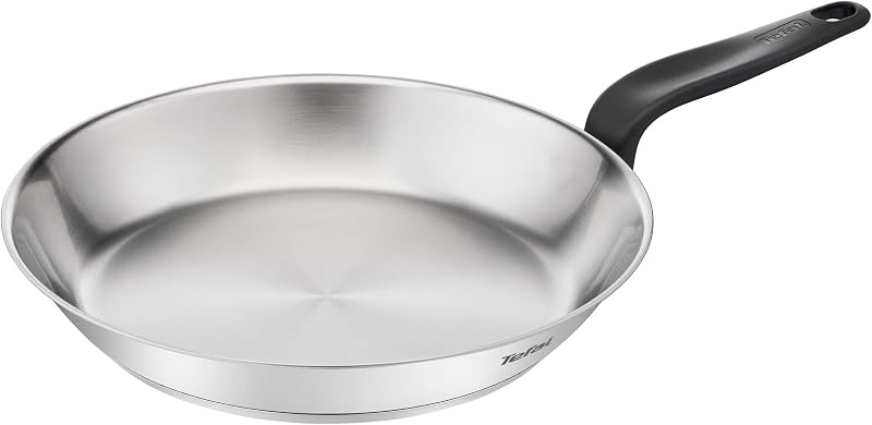 Tefal Primary E3080604 Stainless Steel Frying Pan, 28 cm, High Quality Stainless Steel, Induction, for Cooking