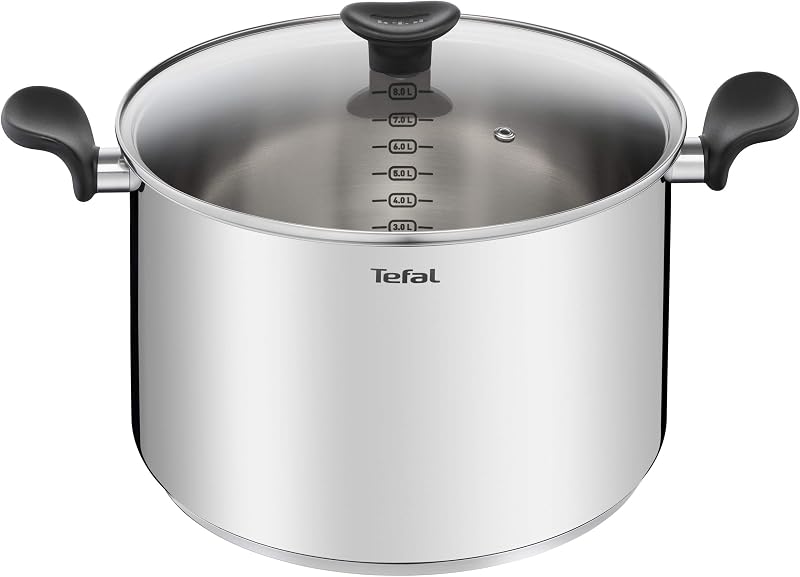 Tefal Primary Stainless Steel Cooking Pot 28 cm + CV