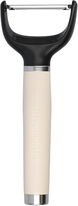 KitchenAid - Fruit and Vegetable Y Peeler with Movable Blade, Stainless Steel - Almond White Colour