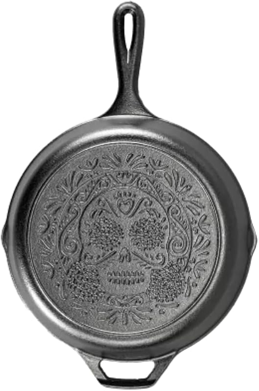 Lodge | Natural cast iron frying pan 26 cm | Healthy and PFAS free | Suitable for all heat sources including i