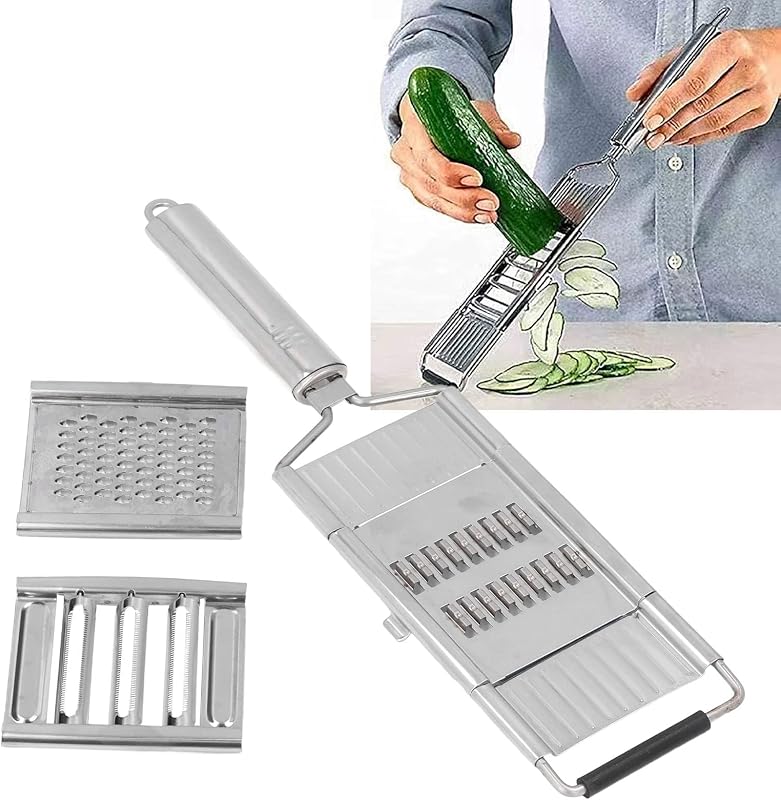 WAAZI Légumes, Pro OnioChopper Acier Inoxydable,KitcheVegetable Slicer Dicer Cutter Nettoyage Facile avec 3 In