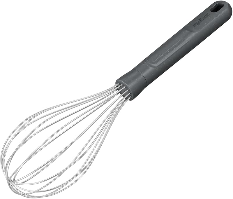 Zyliss Medium Wheat Straw/Stainless Steel Kitchen Whisk, Professional Whisk, Kitchen Utensil, Egg Beater, Manu
