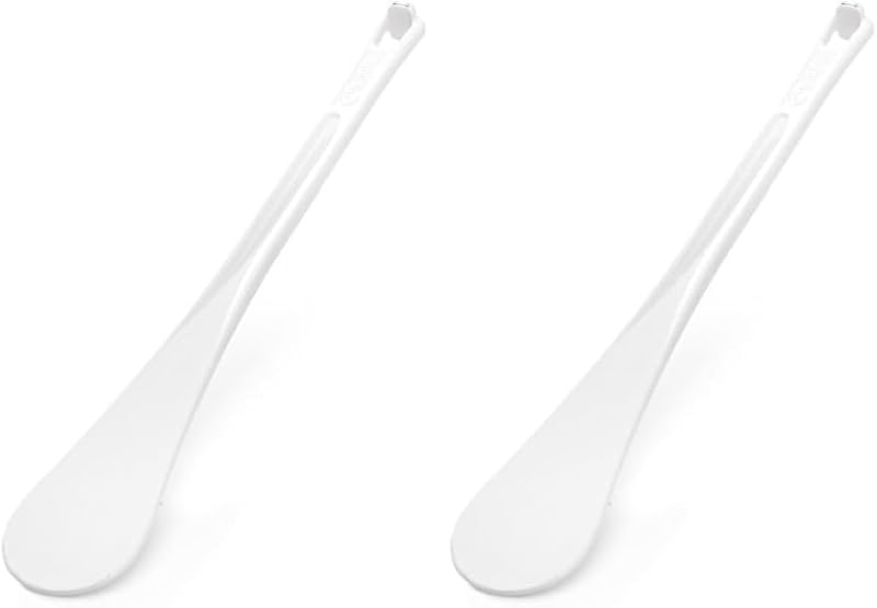 DE BUYER -4745.35 -white polyglass spatula l. 35 cm (Set of 2)