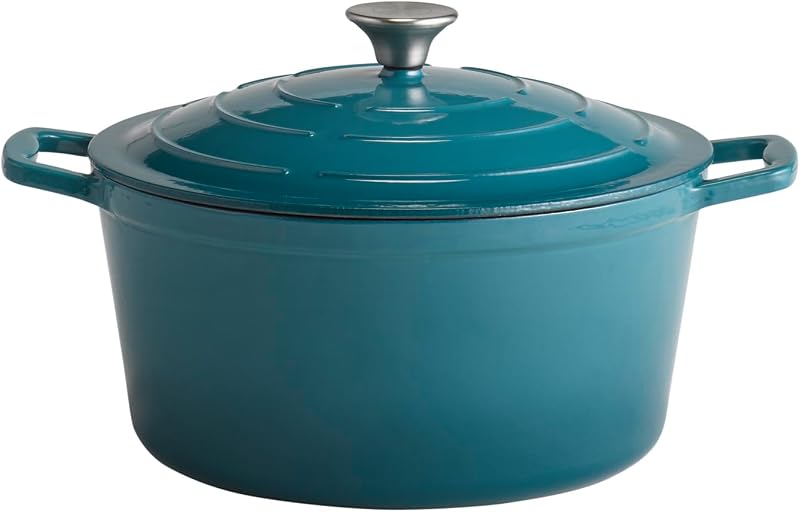 APS 5 Stars 88315 Cast Iron Casserole with Lid Suitable for Induction and Oven with Lid Holder Diameter 28 cm