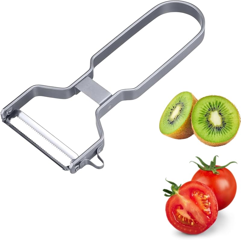 Westmark Peeler Peeler with Double Serrated Blade - Ideal for Peeling Tomatoes, Kiwis, Mangoes, Peppers and Mo