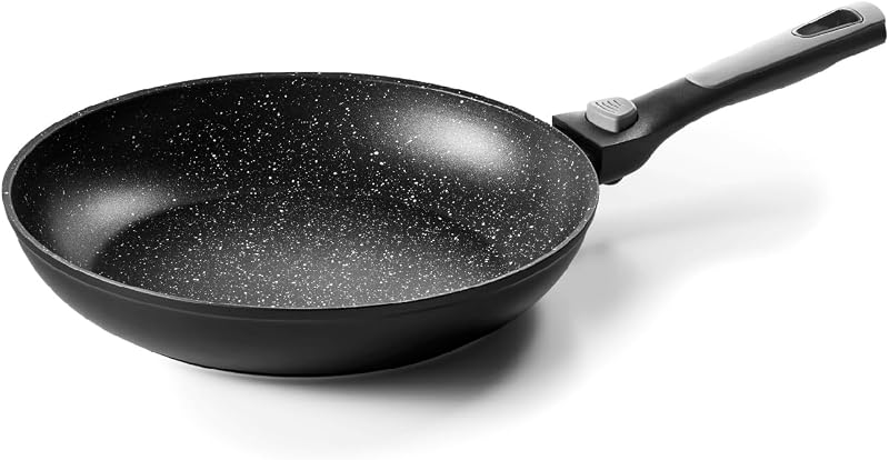Pradel Excellence - PCUI002003 - Pierra Forged Aluminium Frying Pan Ø28cm - Stone-Effect Non-Stick Coating - R