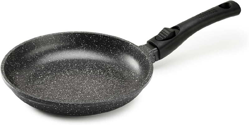 Pradel Excellence - PCUI001002 - Premium Cast Aluminium Frying Pan Ø24cm - Non-stick Stone-Effect Coating - Re