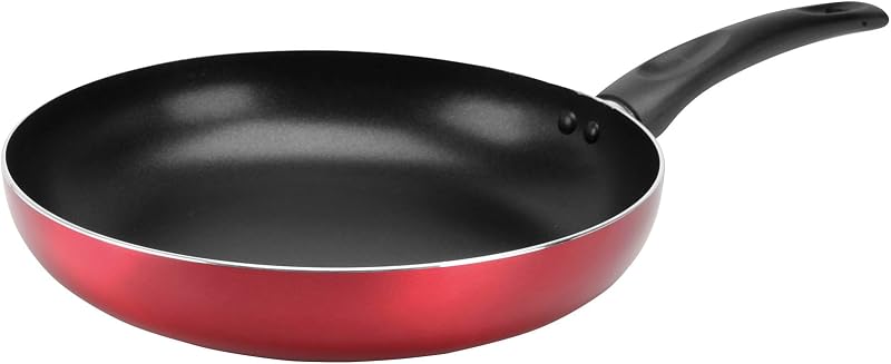 Sitram Cherry 711901 Pressed Aluminium Frying Pan Diameter 28 cm Non-Stick Coating Metallic Red for All Heat S