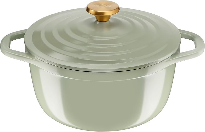 Tefal Cast aluminium casserole 24 cm, 4-5 persons, Induction, Lightweight cast aluminium, Easy cleaning, Ceram