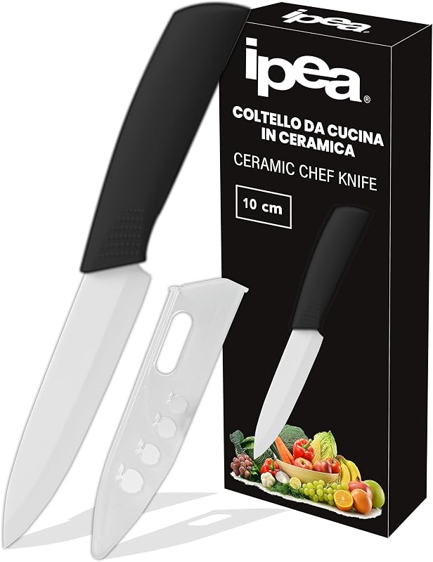 IPEA Ceramic Knife for Fruits, Vegetables, Meat - Multifunctional Kitchen Knives with Sharp Blade for Cutting