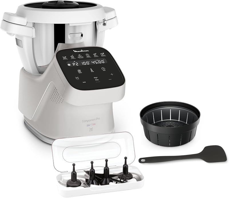 Moulinex Robot cooker, capacity 4.5 L, 15 modes, manual mode, integrated scale, silent, Moulinex application,