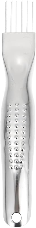 Ciieeo Coupe-oignons en Acier Inoxydable Argenté Poignée Lisse Antidérapante, Trancheuse Cuisine Professionnel